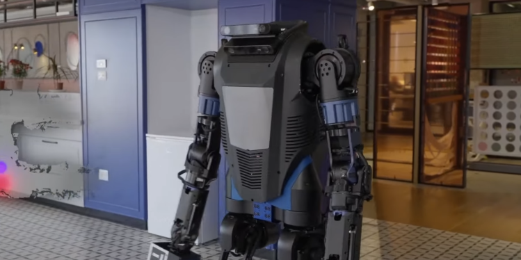 Menteebot by Mentee Robotics seen in a video screenshot.